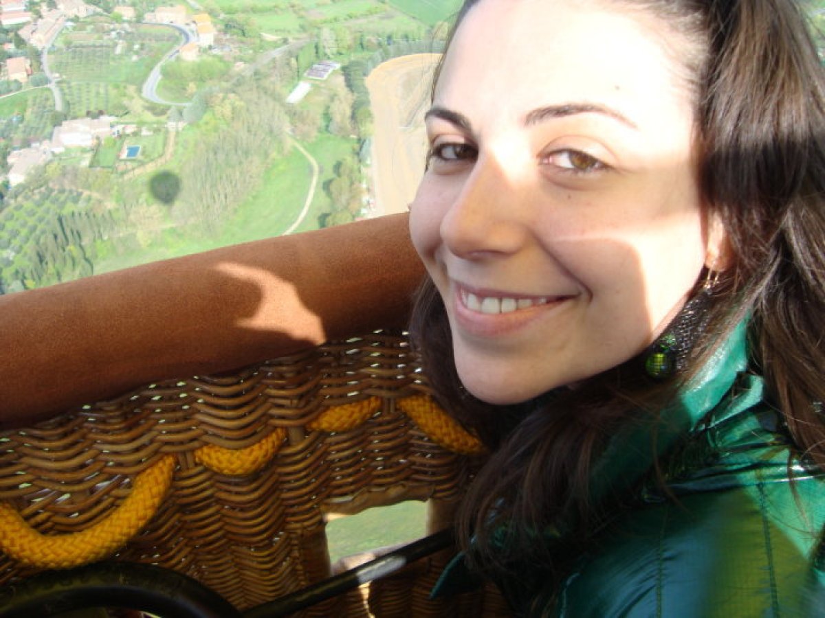 a woman smiling for the camera